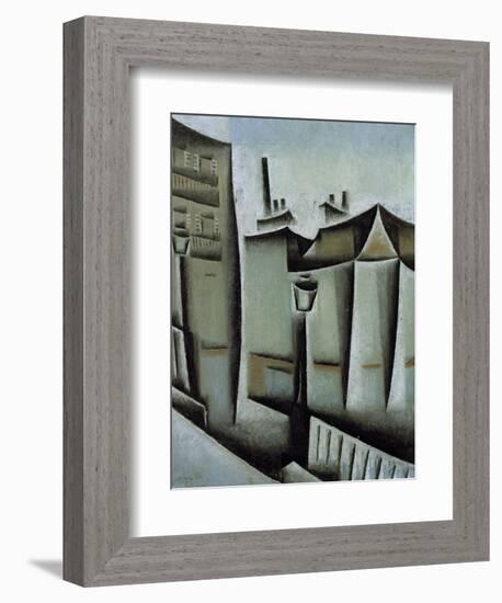 Maisons à Paris (Houses in Paris), 1911-Juan Gris-Framed Giclee Print