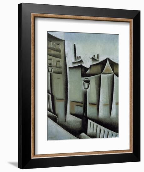 Maisons à Paris (Houses in Paris), 1911-Juan Gris-Framed Giclee Print