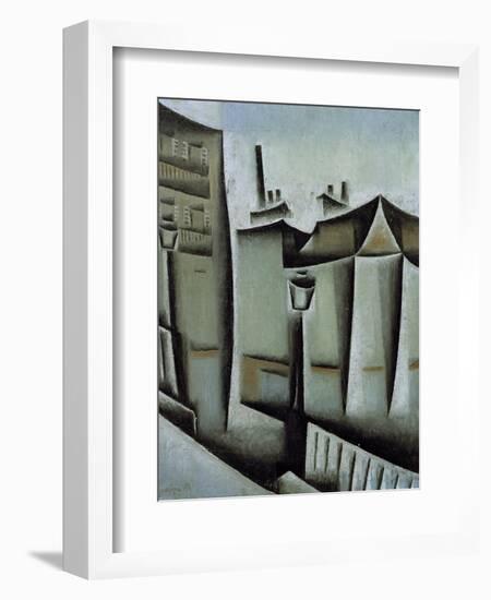 Maisons à Paris (Houses in Paris), 1911-Juan Gris-Framed Giclee Print