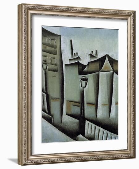 Maisons à Paris (Houses in Paris), 1911-Juan Gris-Framed Giclee Print