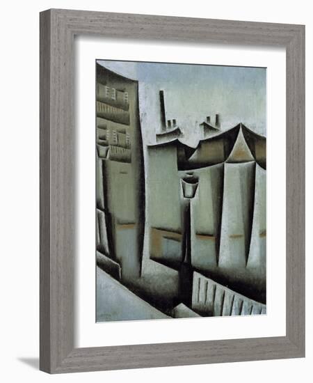 Maisons à Paris (Houses in Paris), 1911-Juan Gris-Framed Giclee Print