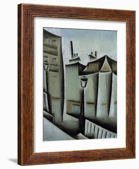 Maisons à Paris (Houses in Paris), 1911-Juan Gris-Framed Giclee Print