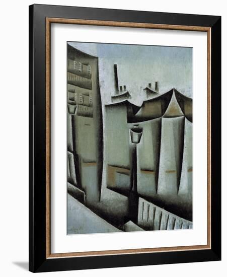 Maisons à Paris (Houses in Paris), 1911-Juan Gris-Framed Giclee Print