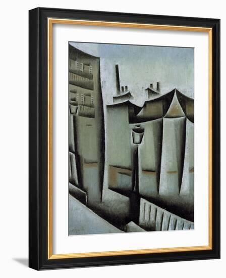 Maisons à Paris (Houses in Paris), 1911-Juan Gris-Framed Giclee Print