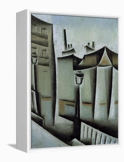 Maisons à Paris (Houses in Paris), 1911-Juan Gris-Framed Premier Image Canvas