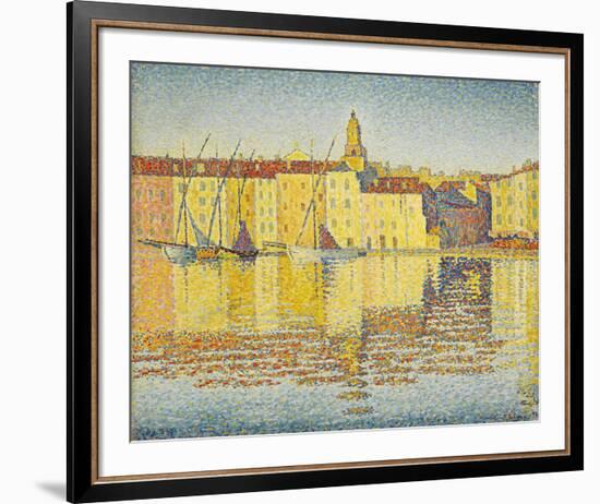 Maisons Du Port, Saint-Tropez-Paul Signac-Framed Giclee Print