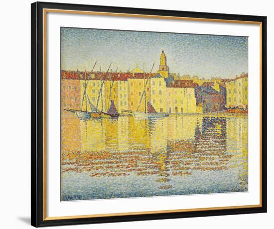 Maisons Du Port, Saint-Tropez-Paul Signac-Framed Giclee Print