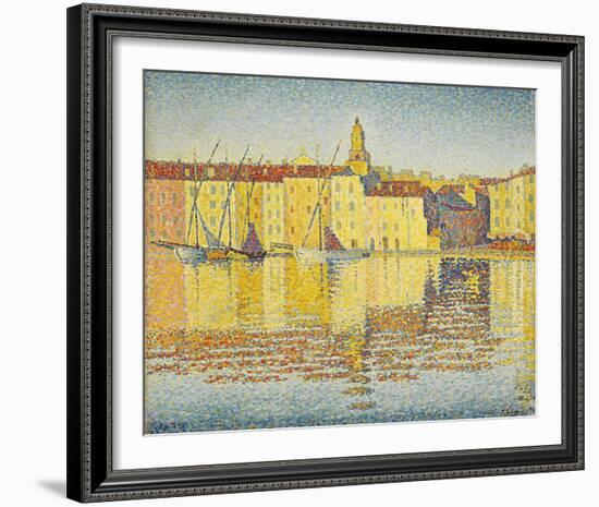 Maisons Du Port, Saint-Tropez-Paul Signac-Framed Giclee Print