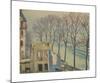 Maisons en Démolition, Quai de Conti, Paris-Albert Marquet-Mounted Premium Giclee Print