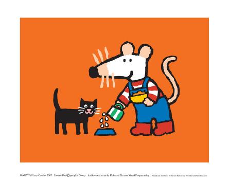 Maisy and the Cat' Art Print - Lucy Cousins Maisy and the Cat' Art Print - Lucy Cousins