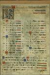 Calendar Page for October, from a Book of Hours, C.1550-60 (Vellum)-Maitre des Heures de Claude Gouffier-Giclee Print