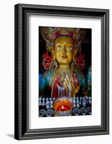 Maitreya Buddha at Thiksey Monastery, Leh, Ledakh, India-Ellen Clark-Framed Photographic Print