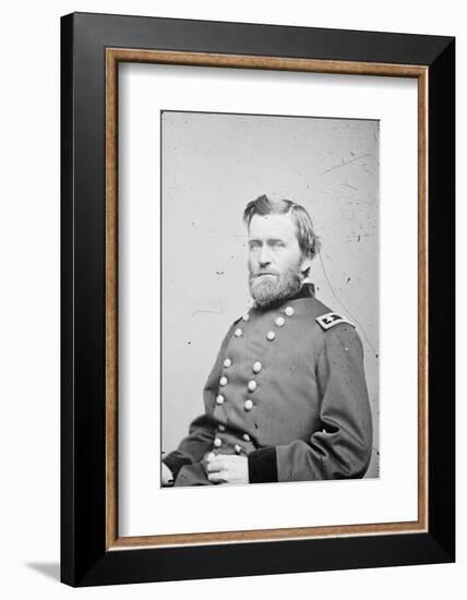 Maj. Gen. Ulysses S. Grant, officer of the Federal Army, 1862-4-American Photographer-Framed Photographic Print