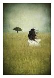 Girl On The Field-Majali-Laminated Art Print