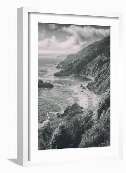 Majestic Big Sur Coastline, California Coast-Vincent James-Framed Premium Photographic Print