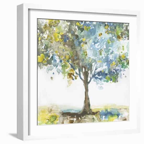 Majestic blue-Allison Pearce-Framed Art Print