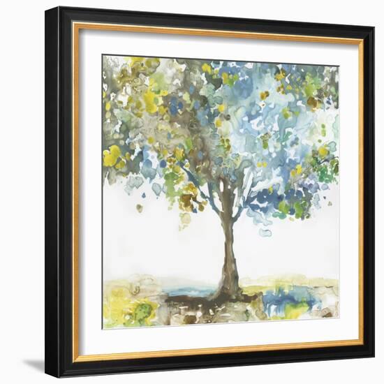 Majestic blue-Allison Pearce-Framed Art Print