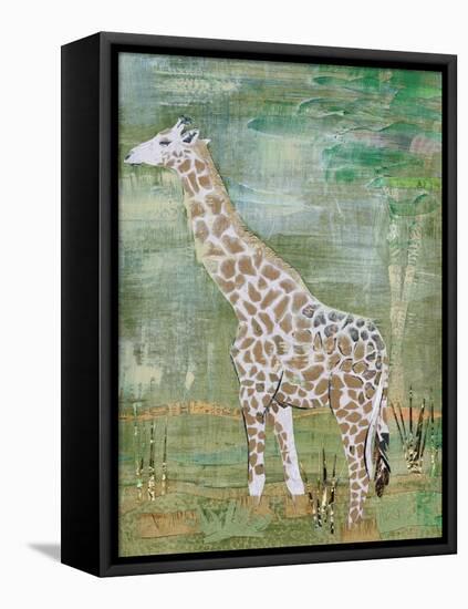 Majestic Giraffe-Jenny McGee-Framed Stretched Canvas