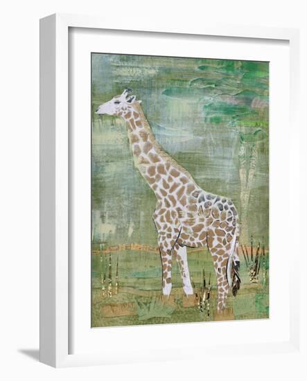 Majestic Giraffe-Jenny McGee-Framed Art Print