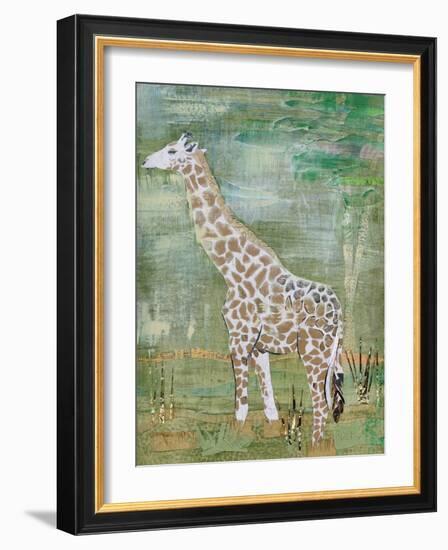 Majestic Giraffe-Jenny McGee-Framed Art Print