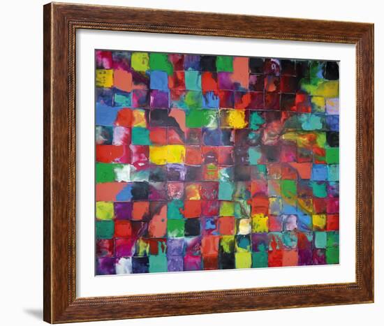 Majestic Mosaic-Caroline Ashwood-Framed Giclee Print