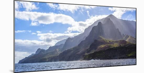 Majestic Na Pali Coastline of Kauai-Andrew Shoemaker-Mounted Photographic Print