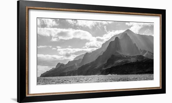 Majestic Na Pali Coastline of Kauai-Andrew Shoemaker-Framed Photographic Print