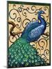 Majestic Peacock I-Paul Brent-Mounted Art Print