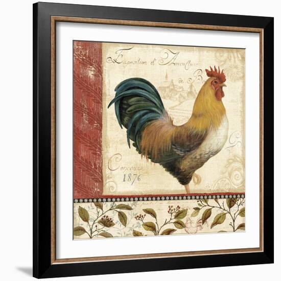 Majestic Rooster I-Daphné B.-Framed Giclee Print