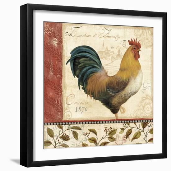 Majestic Rooster I-Daphné B.-Framed Giclee Print