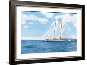 Majestic Sailboat-James Wiens-Framed Art Print