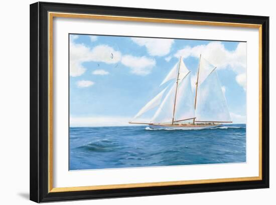 Majestic Sailboat-James Wiens-Framed Art Print