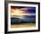 Majestic Sunset in the Mountains Landscape. Dramatic Sky. Carpathian, Ukraine, Europe.-Leonid Tit-Framed Photographic Print