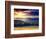 Majestic Sunset in the Mountains Landscape. Dramatic Sky. Carpathian, Ukraine, Europe.-Leonid Tit-Framed Photographic Print