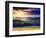 Majestic Sunset in the Mountains Landscape. Dramatic Sky. Carpathian, Ukraine, Europe.-Leonid Tit-Framed Photographic Print