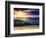 Majestic Sunset in the Mountains Landscape. Dramatic Sky. Carpathian, Ukraine, Europe.-Leonid Tit-Framed Photographic Print