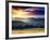 Majestic Sunset in the Mountains Landscape. Dramatic Sky. Carpathian, Ukraine, Europe.-Leonid Tit-Framed Photographic Print