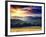 Majestic Sunset in the Mountains Landscape. Dramatic Sky. Carpathian, Ukraine, Europe.-Leonid Tit-Framed Photographic Print