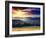 Majestic Sunset in the Mountains Landscape. Dramatic Sky. Carpathian, Ukraine, Europe.-Creative Travel Projects-Framed Photographic Print