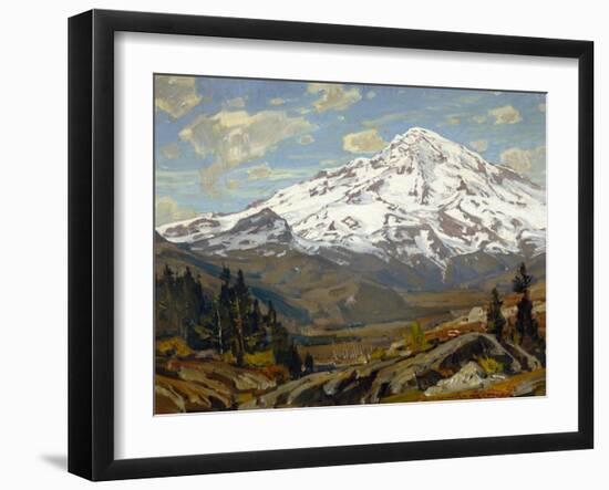 Majestic Winter Landscape-William Wendt-Framed Art Print