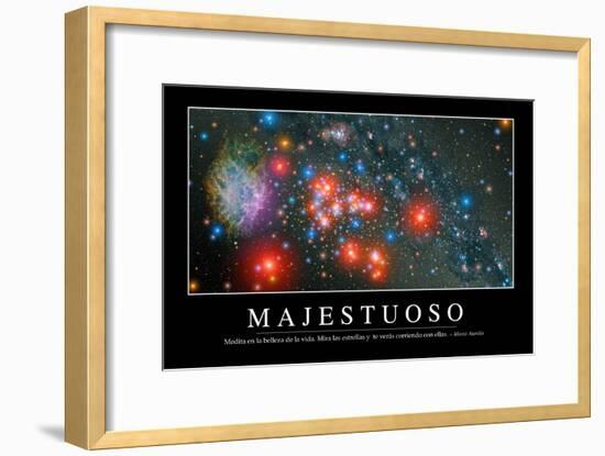 Majestuosidad. Cita Inspiradora Y Póster Motivacional-null-Framed Photographic Print