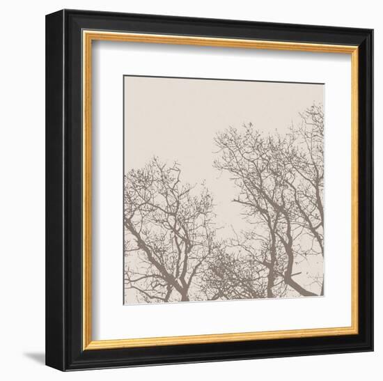 Majesty I (beige)-Erin Clark-Framed Art Print