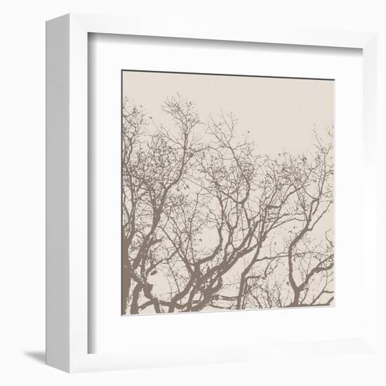 Majesty II (beige)-Erin Clark-Framed Art Print