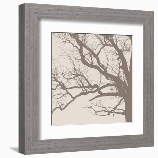 Majesty III (beige)-Erin Clark-Framed Art Print