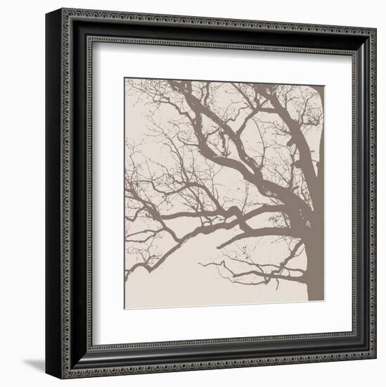 Majesty III (beige)-Erin Clark-Framed Art Print