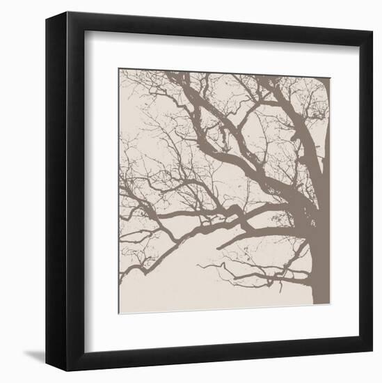 Majesty III (beige)-Erin Clark-Framed Art Print