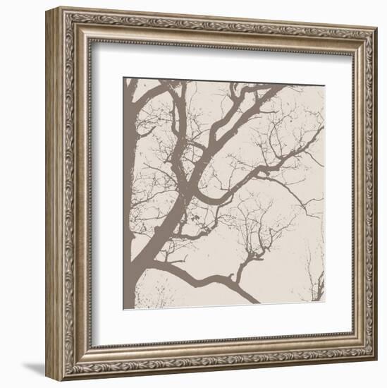 Majesty IV (beige)-Erin Clark-Framed Art Print