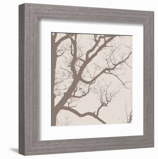 Majesty IV (beige)-Erin Clark-Framed Art Print