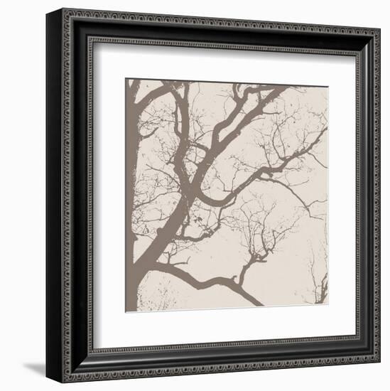 Majesty IV (beige)-Erin Clark-Framed Art Print