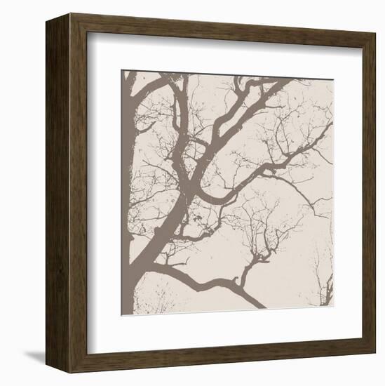 Majesty IV (beige)-Erin Clark-Framed Art Print